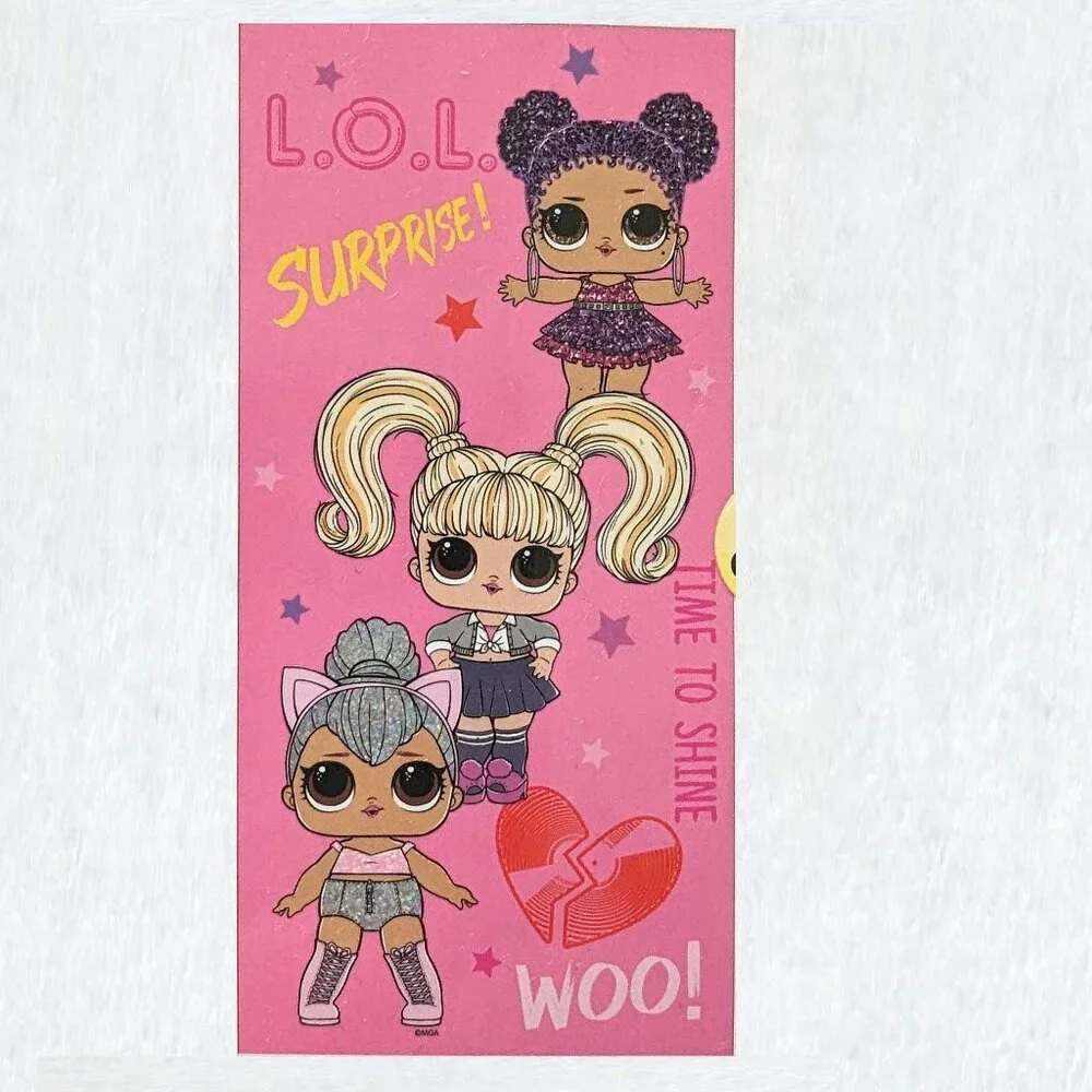 L.O.L. Surprise ReMix Beach Towel Measures 28 x 58 inches